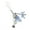 B, variant on Sea Theme Fantasy Gleaming Jellyfish Charm Phone Lanyard Strap Versatile Keyring Alloy Resin Jewelry Gift