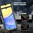 thumbnail image 4 of Njjex Phone Cases for Samsung Galaxy A15 6.5" 5G 2024, [Buit-in Temerped Glass Screen Protector] Combo Holster Belt Clip [Heavy Duty] [Kickstand] Full-Body Rugged Holster Case（Black), 4 of 8