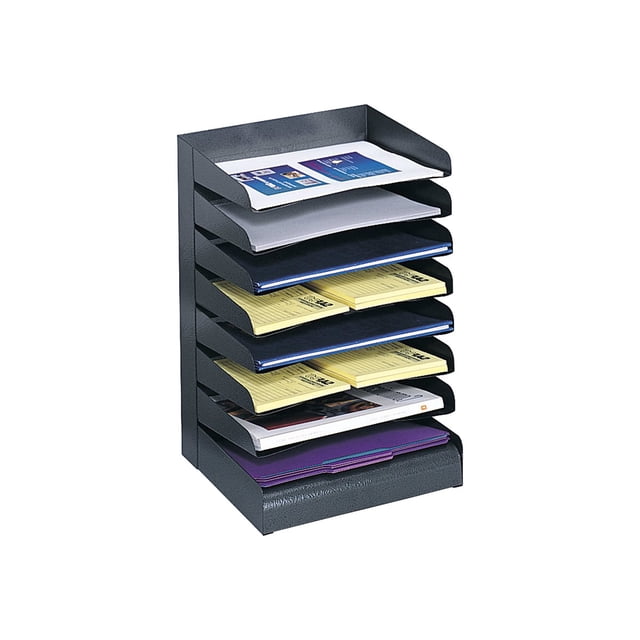 Safco - Trieur - 8 Compartiments - pour Lettres - Épais Noir