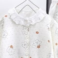 thumbnail image 6 of JUMEYU Girls Pjs Sets Little Girls Pajamas Sets Toddler Girls Pjs Sleepwear Sets Size 9-10 (Beige,9-10 Years), 6 of 7