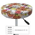 thumbnail image 4 of Round Bar Stool Seat Covers, Cute Dogs Puppy Elastic Round Chair Cover Stool Seat Slipcover Bar Stool Cushions Round Pad for 12-14 inch, 4 of 7