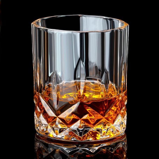Vasos de Whisky de cristal Premium Macarena grandes de 7 Onzas