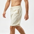 thumbnail image 3 of Daiosportswear Men'S Summer Quick Dry Nylon Shorts, Elastic Drawstring Waist Breathable Sports Shorts with Deep Pockets, for Running, Gym and Casual Wear Khaki XS, 3 of 5