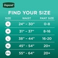 thumbnail image 6 of Depend FIT-FLEX Disposable Underwear Female Pull On with Tear Away Seams, 6 of 10