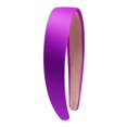 thumbnail image 2 of Fgnfyis Wide Satin Handmade Headbands for Women Non Elegant Hair Band Styling Purple, 2 of 4