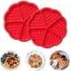 thumbnail image 2 of Máquina para hacer gofres con forma de corazón, accesorios para hornear de silicona antiadherentes, fácil de almacenar, enrollable, resistente al calor de -40 a 230 grados Celsius, perfecta para, 2 of 8
