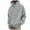 Gray, variant on Maean Mens Casual Cotton Hooded Collar Drawstring Hoodies Pullover Sweatshirts Casual Long Sleeve Tshirts