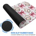 thumbnail image 6 of Long Mouse Pads for Desk,Pink Baseballs and Bows Pattern Desk Mats on Top Of Desks, Desk Mouse Pad Extra Large with 3mm Non-Slip Base and Stitched Edge for Gaming,Office,Work,Home 31.5"x11.8", 6 of 6