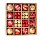 thumbnail image 1 of 44 Bolas de Navidad para áRbol de Navidad, Color Rojo y Dorado, 2 TamañOs, Bolas de Adorno para áRbol de Navidad con Purpurina, 1 of 9