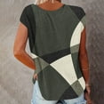 thumbnail image 3 of Birdeem Mode Femmes Mode T-Shirt Blouse à Manches Courtes à Col Rond Imprimé Hauts Amples, 3 of 6