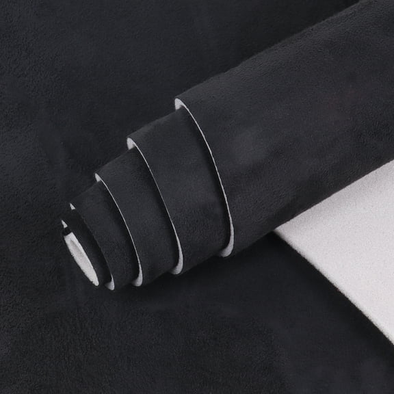 Automotive Headliner Roof Foam Fabric Suede Fabric Material 3mm Thickness Foam Black 60"W x 30"L