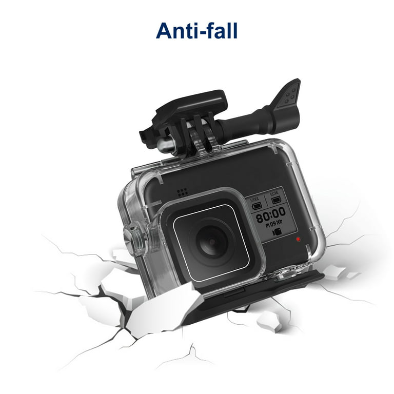 FitStill Coque étanche pour GoPro Hero 8 Black 60 m Boîtier de plongée avec  Support Accessoires pour caméra d'action Go Pro Hero8 : : High-Tech