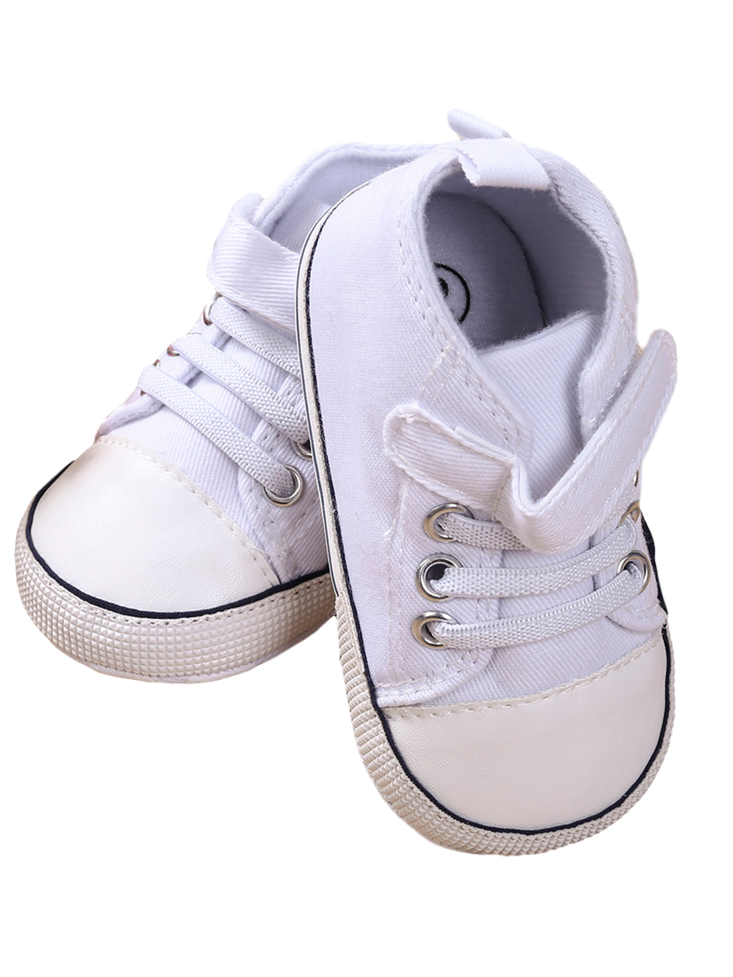 Infant Baby Boy Girls Crib Shoes Anti-slip Prewalker Sole Trainers Sneakers CB 