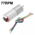 thumbnail image 1 of MYG Moteur à Encodeur GA25-370 DC12V Réduction de Vitesse pour Robot Voiture Jouet, 1 of 5