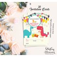 thumbnail image 5 of Darling Souvenir Multicolor Birthday Invitation Card Printable Fill or Write In Blank Invites Party Supplies Pack Of 28 5 x 7 Inches, 5 of 5