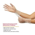 thumbnail image 3 of McKesson Vinyl Exam Gloves, Powder-Free, Disposable Medical Glove - XS, 100 Count, 10 Boxes, 1000 Total, 3 of 9
