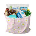 thumbnail image 3 of Vintage Daisy Print Reusable Grocery Tote Bag – Large Canvas Shopping Bag with Boho Floral Watercolor Design, Eco-Friendly & Heavy-Duty Market Tote for Women, Farmers Market, Beach, Spring & Summer, 3 of 6