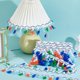 thumbnail image 2 of Cinta de flecos con borlas de 10 yardas (4,1 cm) de largo, de colores, de poliéster. Ideal para cortinas, vestidos, ropa, decoración del hogar y manualidades., 2 of 5