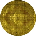 thumbnail image 1 of Ahgly Company Indoor Round Persian Yellow Traditional Area Rugs, 8' Round, 1 of 4