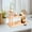 Beige, variant on Wooden Multi-Tier Storage Rack,Solid Wood Display Stand For Tea Set Cup Holder Perfume Makeup Organizer Desktop Decorative Shelf Home Office Storage Display For Countertop And Living Room Arrangement