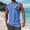 Blue, variant on Men's Muscle Tank Top, Classic Graphic Muscle Tee, Crewneck Sleeveless T-shirt for Men Size 2XL White