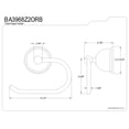 thumbnail image 2 of Kingston Brass BA3968Z2ORB Toilet Paper Holder, Oil Rubbed Bronze, 2 of 2