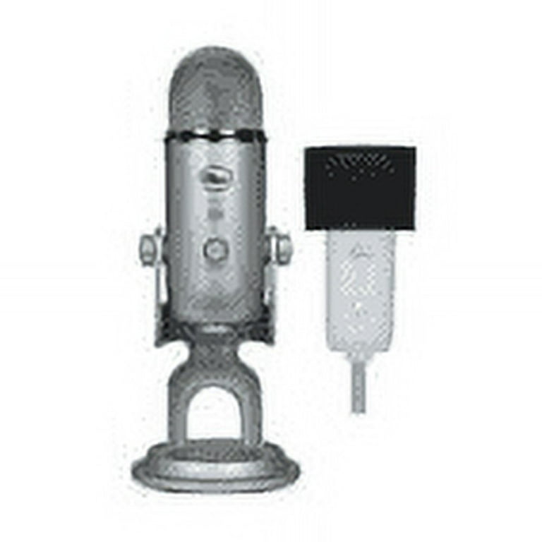 Blue Microphones Yeti USB Microphone (Silver) Bundle with Pop