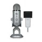 Blue Microphones Yeti USB Microphone (Silver) Bundle with Pop Filter