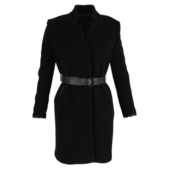 Pre-Owned Acne Studios Belted coat in Black Wool