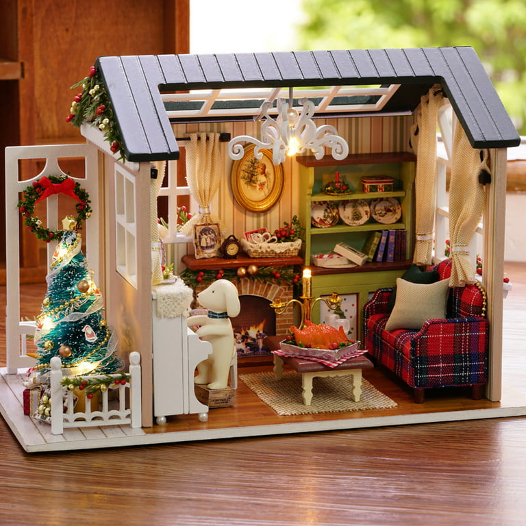 Dollhouse Christmas Decoration Wooden Washboard 1:12 Mini - Temu