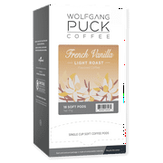 Wolfgang Puck Coffee Soft Pods, French Vanilla, 18 count (Pack of 1)