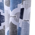 thumbnail image 4 of Danolaps Small Window Curtains for Bathroom,Tier Curtains Geometric Pattern Short Bathroom Window Curtain, Cotton Blend Trellis Design Half Window Kitchen Cafe Curtains, 4 of 7