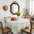 thumbnail image 3 of Sage Green Table Cloth Waterproof Tablecloths, Vintage Elegant Abstract Art Tablecloth Dining Table Cover for Kitchen Party Tabletop Outdoor, Square Tablecloth 54x54 Inch, 3 of 9