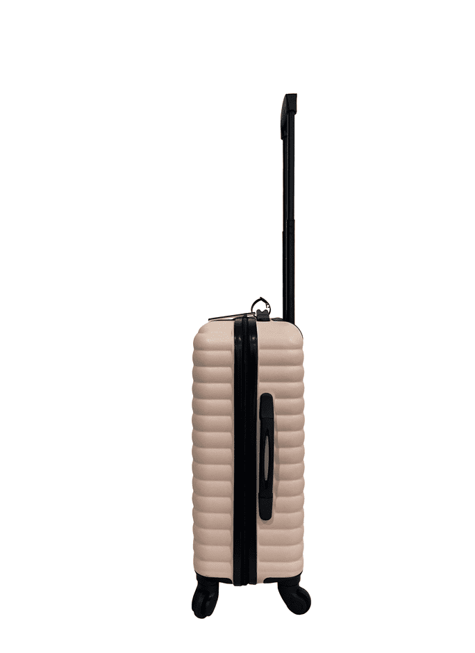 Protege 20Inch Hardside ABS Upright Luggage with 100% ABS Pink Blush