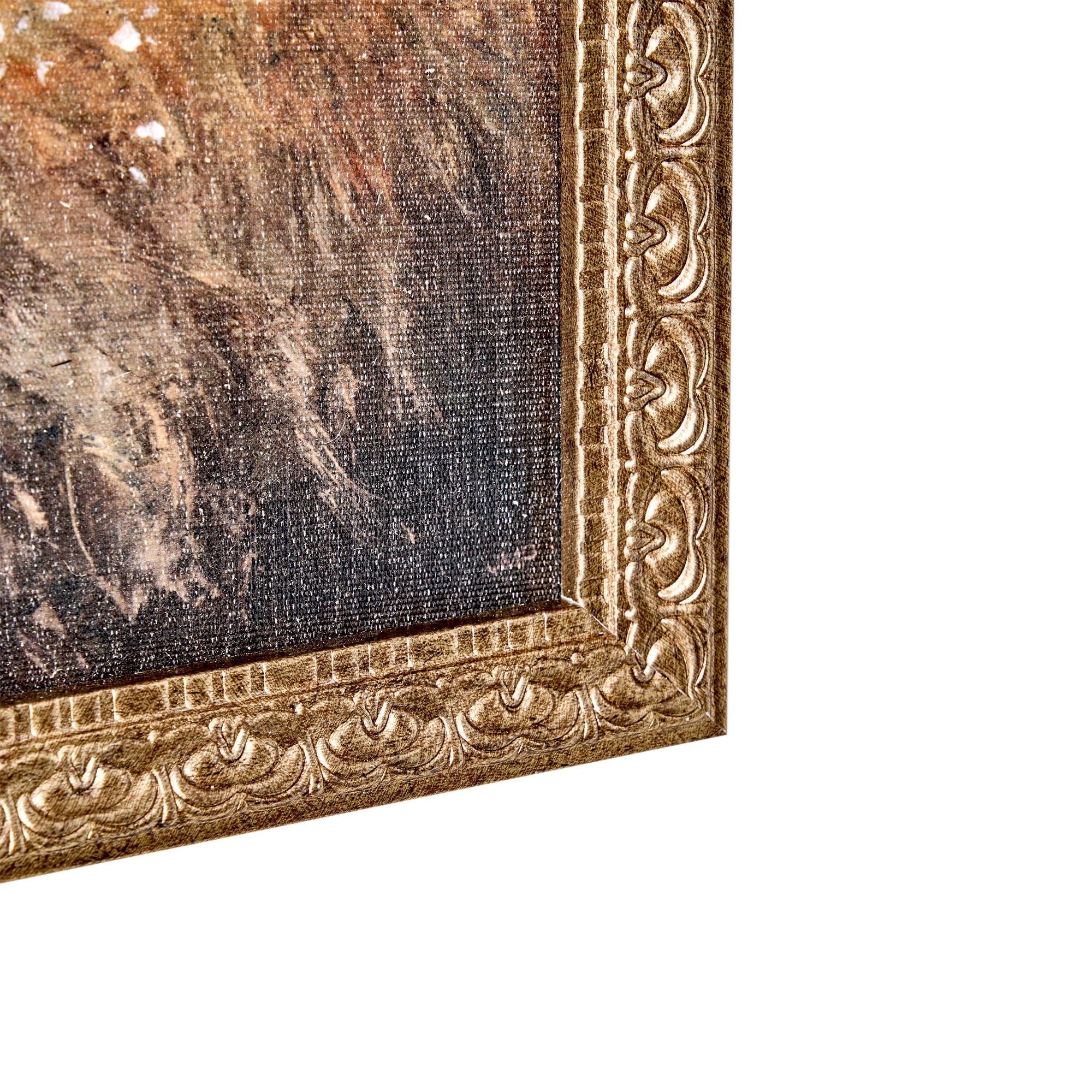 Home Decor Collection Calm Meadow Landscape Wall Art, Nature Canvas Print with Wood Bronze Frame, Farmhouse Decor, 11x14