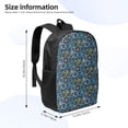 thumbnail image 2 of Xecao Bicycle Colorful print Travel Backpack, Large Computer Backpack for Men Women, College School Rucksack Book Bag, 2 of 5