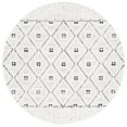 thumbnail image 4 of SAFAVIEH Marrakesh Mortimer Diamond Polyester Area Rug, Ivory/Grey, 9' x 12', 4 of 10