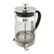 thumbnail image 1 of Cafetera Hudson Émbolo F-228-1000 manual plateada y negra prensa francesa, 1 of 2