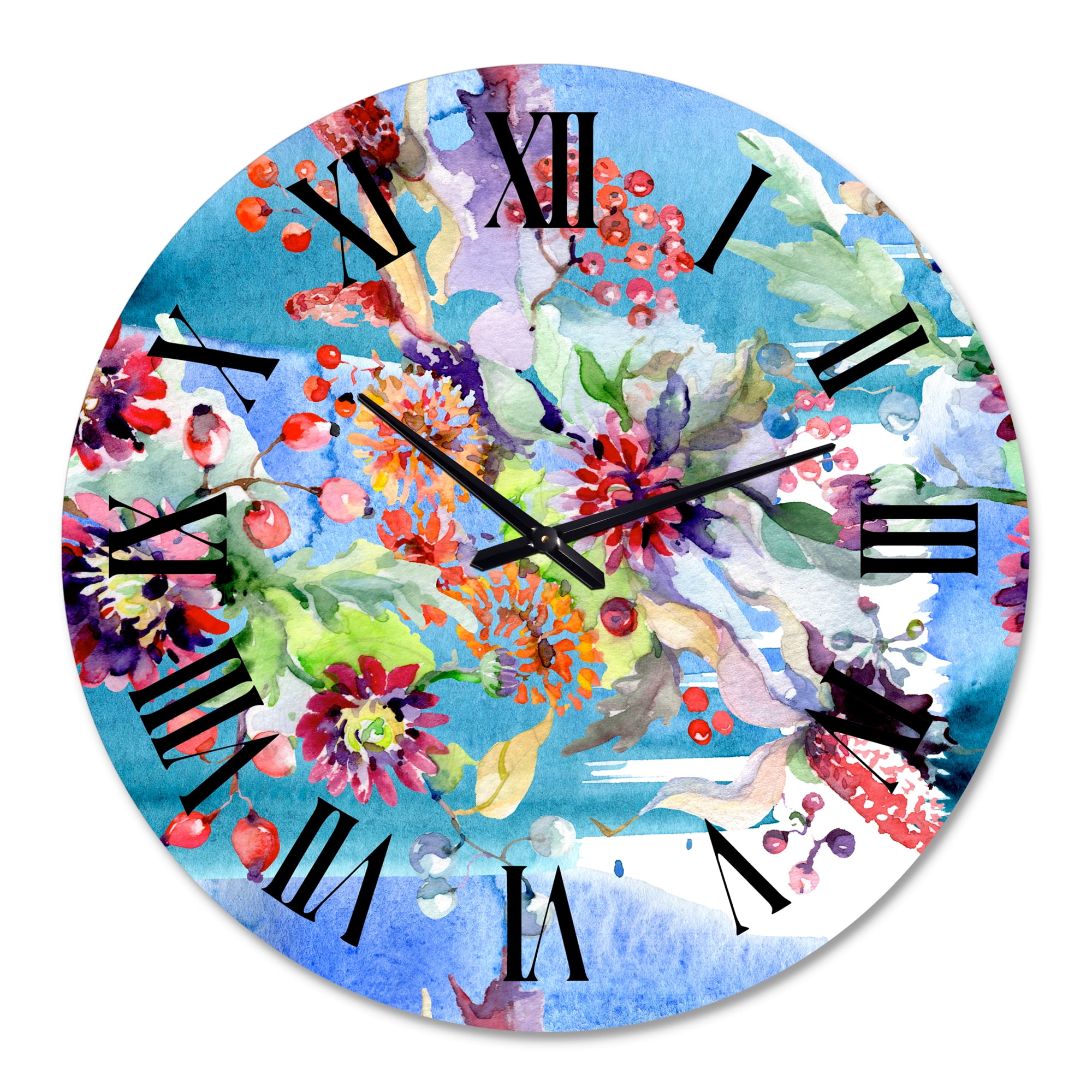 Designart 1 in Modern,Contemporary Wall Clock