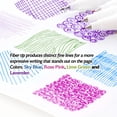 thumbnail image 5 of BAZIC Fiero Fancy Color Fineliner Pens, Extra-Fine, 4 Count, 5 of 8