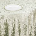 thumbnail image 6 of BalsaCircle 120" Sage Green Round Premium Velvet Tablecloth Reception Catering Linens Banquet, 6 of 8