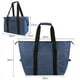 thumbnail image 3 of Bolsa de picnic de gran capacidad para acampada y viajes: bolsa térmica aislante de 20L con asas, plegable, aislamiento térmico para comida y bebidas, playa, comestibles, 3 of 3