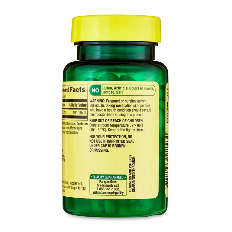  Vitamin B12 Fast Dissolve Tablets by Spring Valley