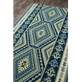 thumbnail image 2 of Geometric Baja Outdoor Rug in Green - Runner 2'3" X 7'6", 2 of 5