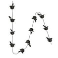 Bells. 2.4M Mobile Iron Bird Outdoor Rain Chain Decor Attached Hanger