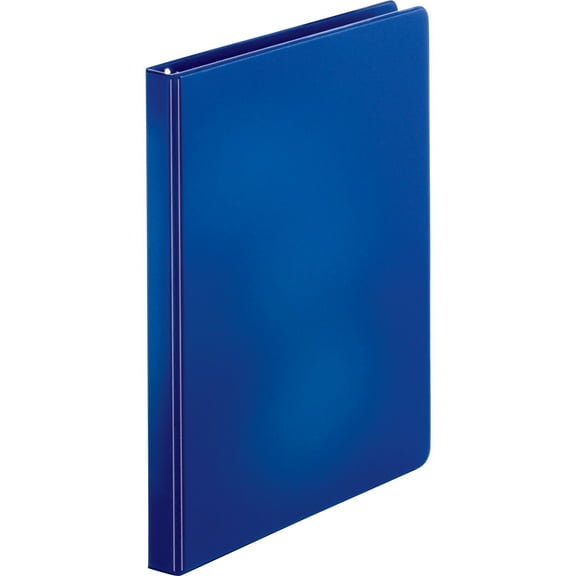 Business Source, BSN28525BD, Basic Round Ring Binders, 4 / Bundle, Dark Blue