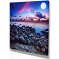 thumbnail image 2 of Full Moon Fantasy Seascape - Large Landscape Canvas Art, 2 of 4