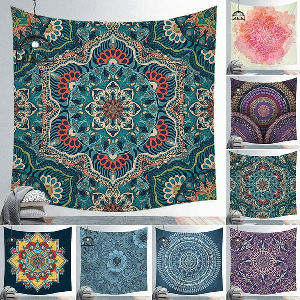 Boho Mandala Indian Bohemian Wall Hanging Hippie Tapestry Throw Cover