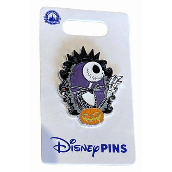 Disney Parks Nightmare Before Christmas Jack Pumpkin Halloween Pin New with Card