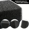 thumbnail image 2 of HLONK 2pcs Aquarium Filter Sponge  Cuttable Pond Filter Material  Large Filter Sponge for Fish Tanks and Ponds  Multi-Hole Filtration Pad  Fish Tank Filter Sponge  Pond Filtration  Textur, 2 of 5